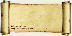 Una Čović vizit kartica